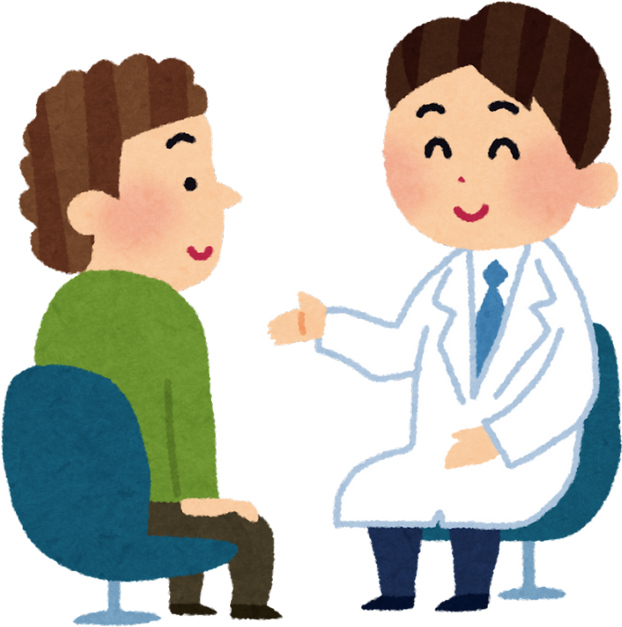 Doctor Explaining Diagnosis to Patient Illustration