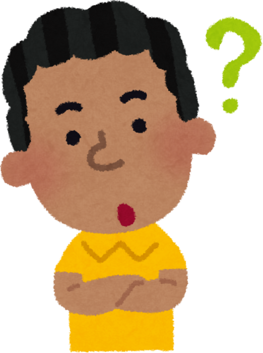 Illustration of a Puzzled Boy with a Question Mark
